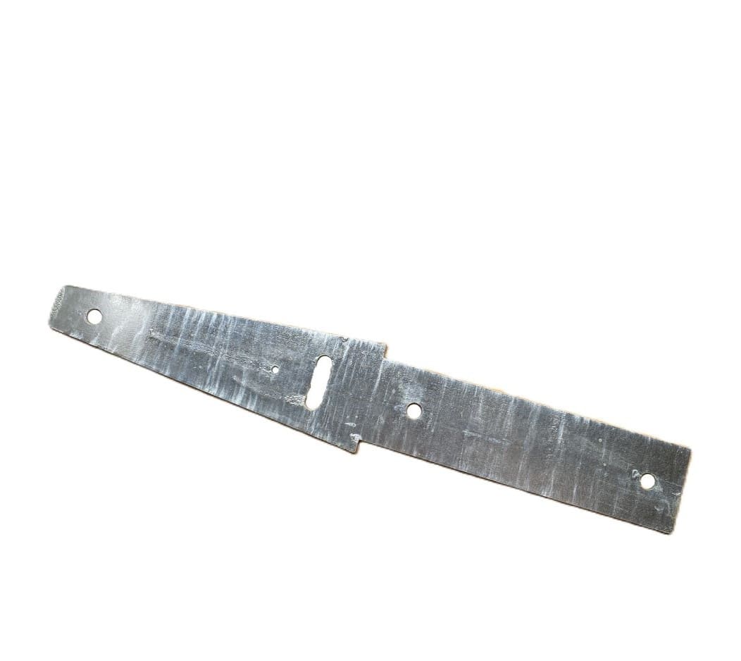 Straight galvanised retaining wall fence bracket